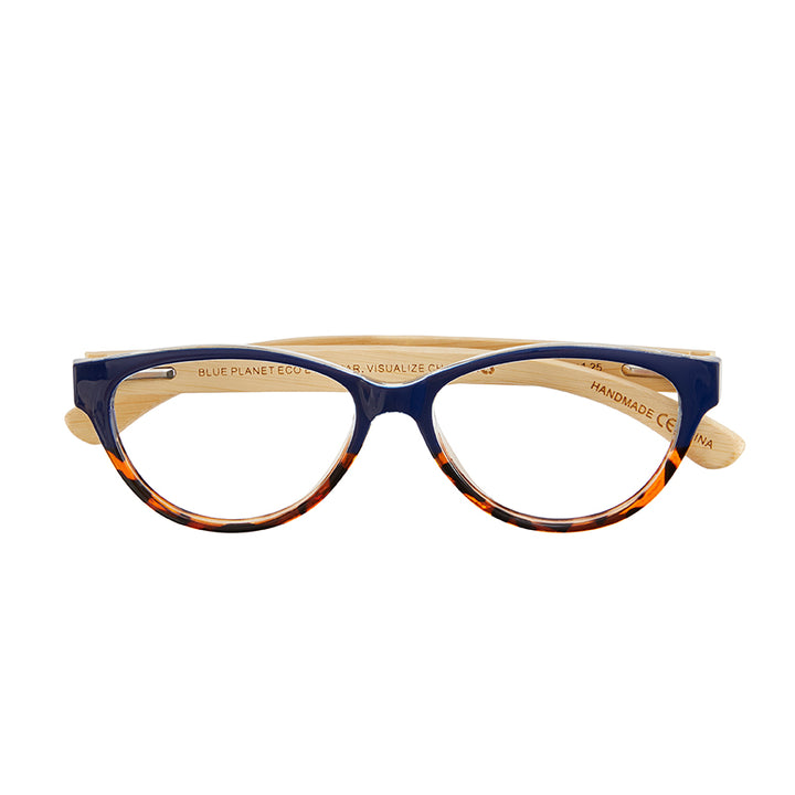 BP20148- NEW Lucia Reader BlueTo AmberTort/Bamboo