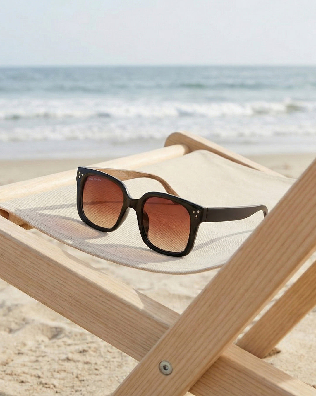 BP10131 NEW Luna - Onyx / Walnut Wood / Brown Polarized