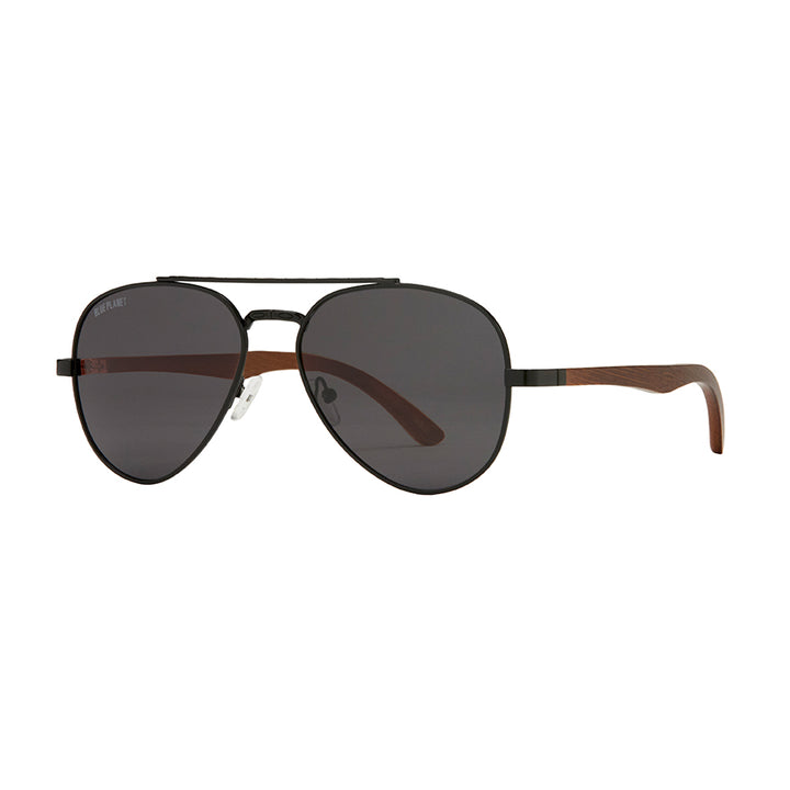BP10366 - NEW Mav Matt Onyx / Walnut Wood / Smoke Polarized