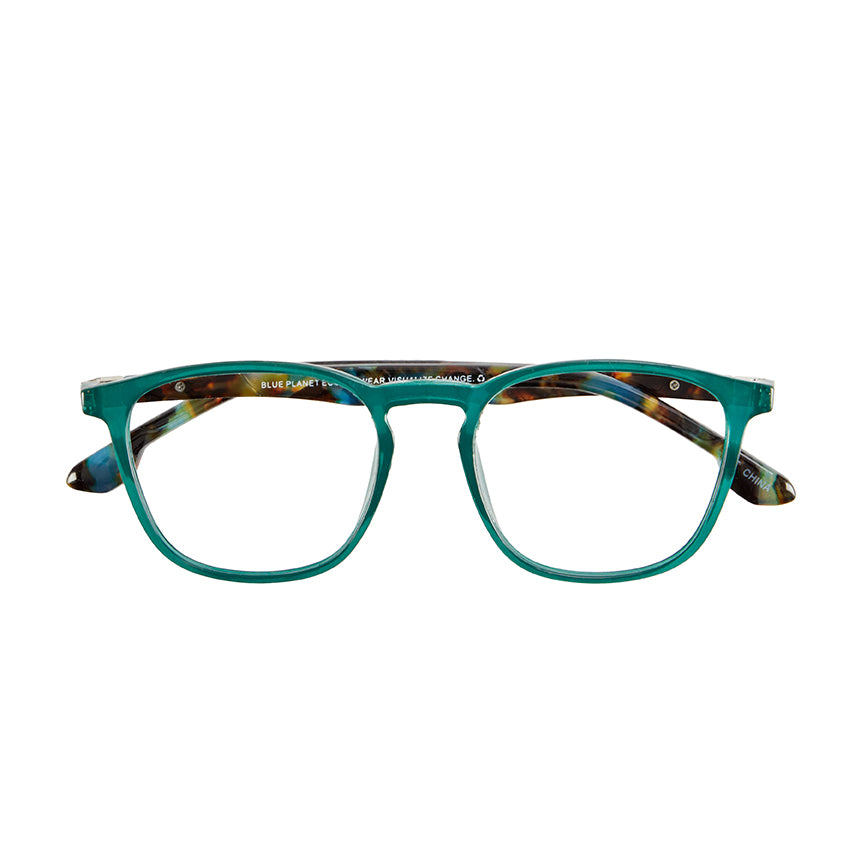 BP20474 NEW Mel  -Teal/Teal Tortoise - Blue Light Filtering
