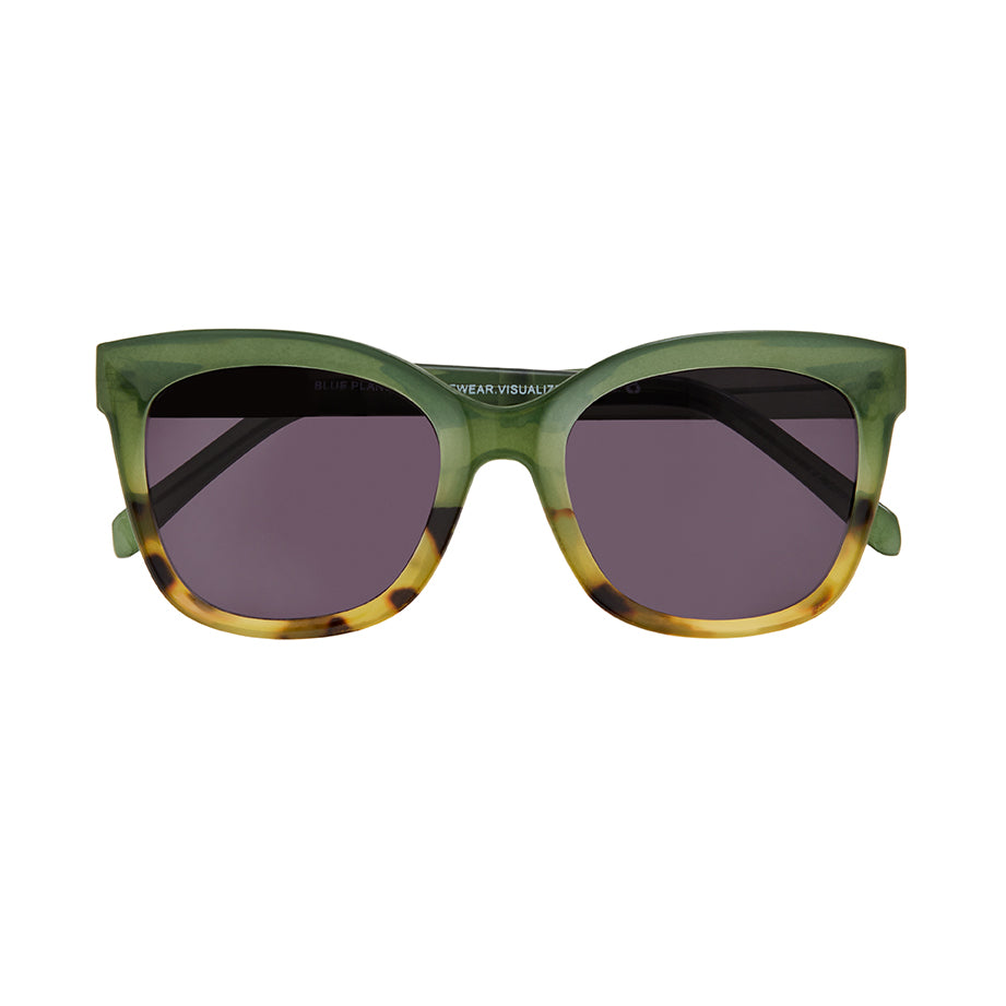 BP20452 NEW Morgan Sun - Green/Brown Tort-Sun Tinted Readers