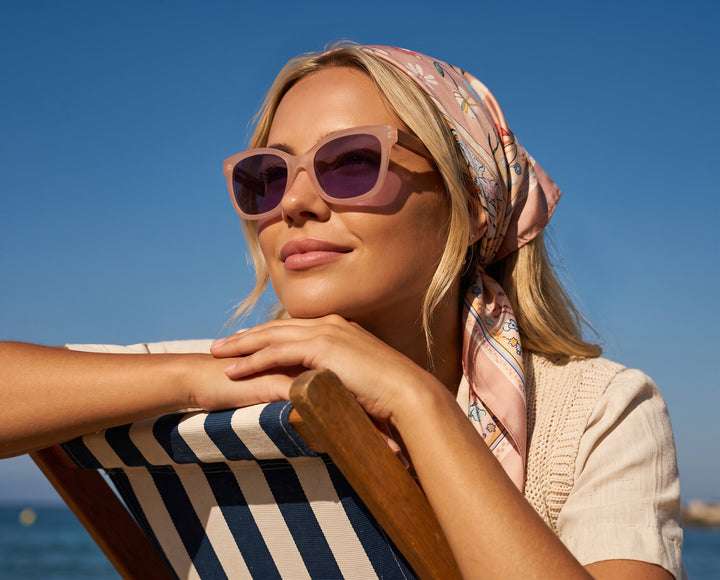 BP19755 - Nora - Beige / Walnut Wood / Gradient Brown Polarized Lenses