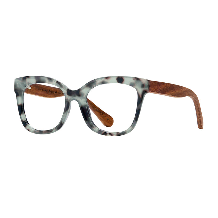 BP20785 NEW Nora- Blue Tortoise / Walnut Wood / Blue Light