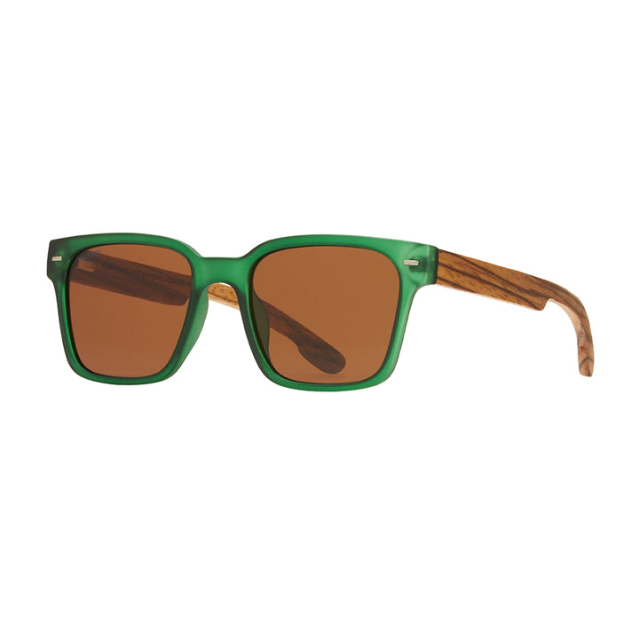 BP10104 NEW Oliver Green  /Walnut Wood /Brown Polarized