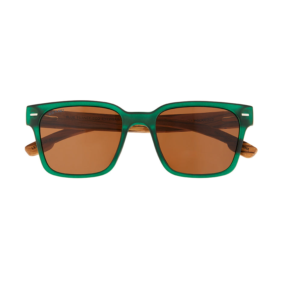 BP10104 NEW Oliver Green  /Walnut Wood /Brown Polarized