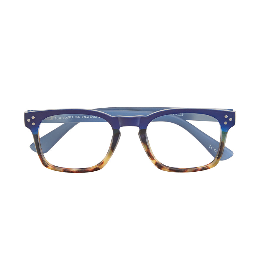 BP20463 NEW Parker -Matte Blue /Brown Tortoise - Blue Light