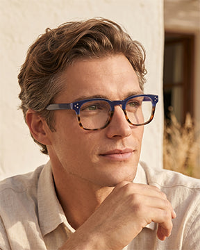 BP20464 NEW Parker -Matte Onyx /Brown Tortoise - Blue Light
