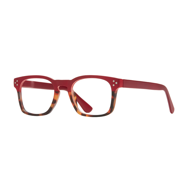 BP20461 NEW Parker -Matte Red /Brown Tortoise - Blue Light