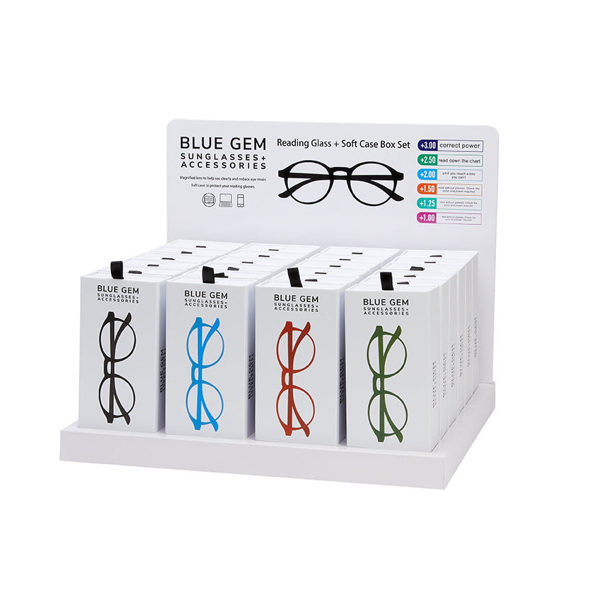RD5002 NEW Reader Display 24pc Soft Reader with Case