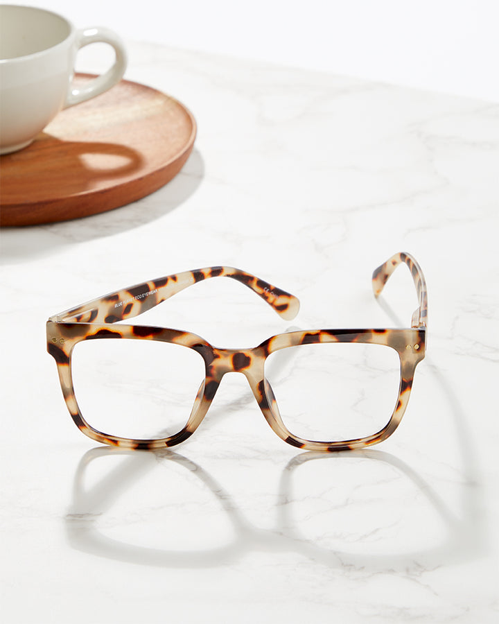 BP20982 NEW Reece -Honey Tortoise - Reader- Blue Light Lens