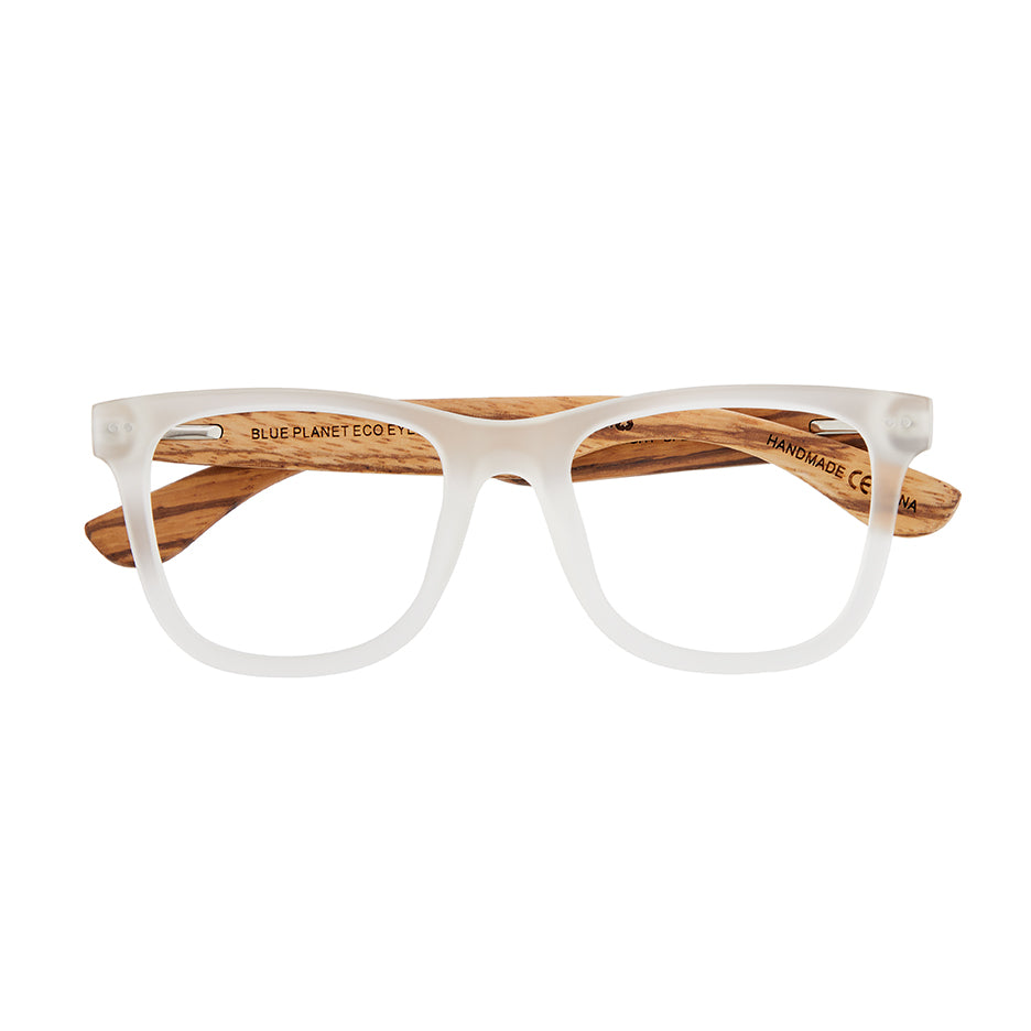 BP20863-Seaglass - Matte Clear / Zebra Wood