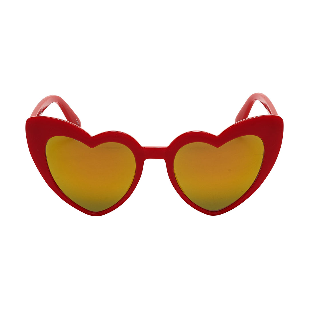 1966 Rose -Angled Heart - Mirrored lens Sunglasses