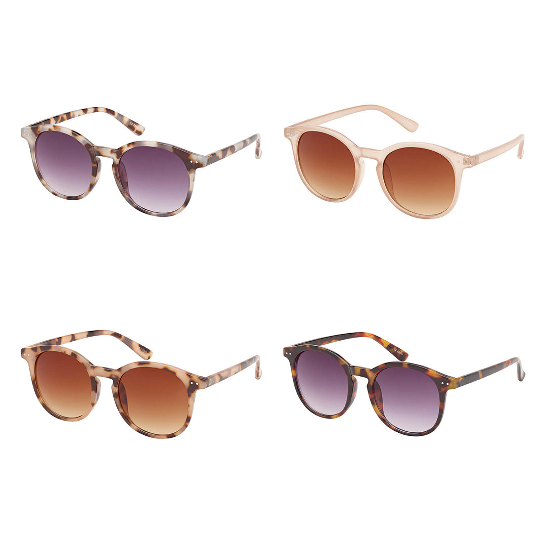 1402 Rose- Round Keyhole Sunglasses