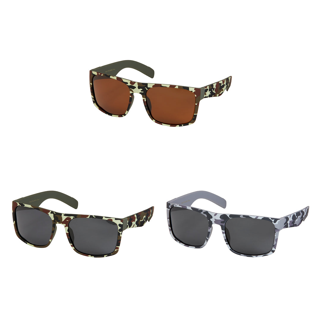 7887 - Polarized-Camo Wrap Polarized Sunglasses