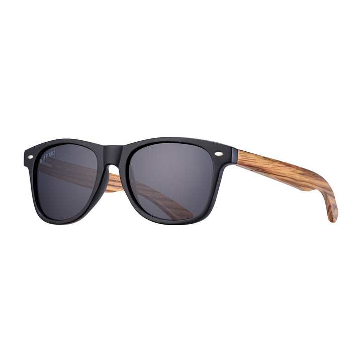 BP10261 - Bodie - Matte Onyx / Zebra Wood/ Smoke Polarized (2pc Minimum)